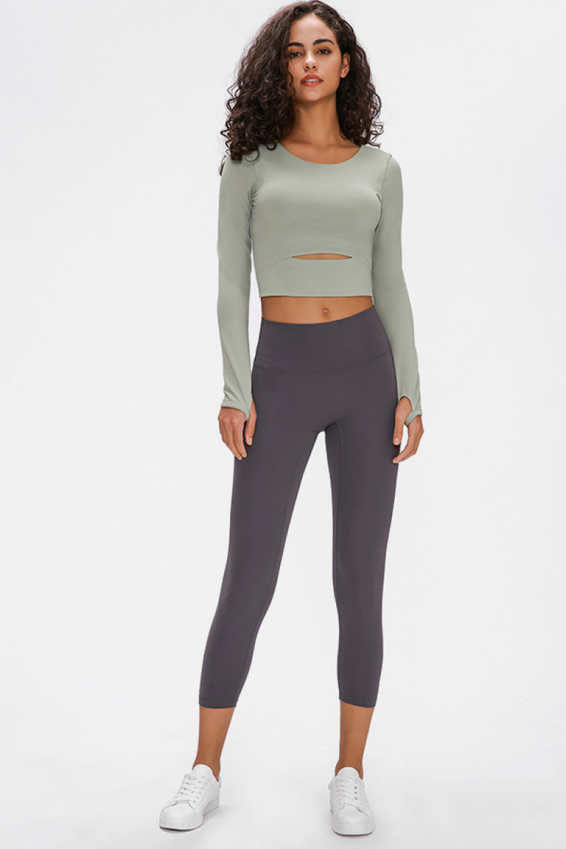 Christina Cropped Athletic Top