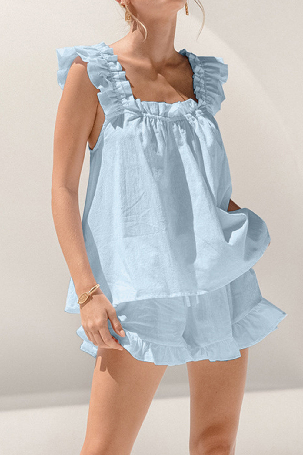 Athena Top and Shorts Lounge Set