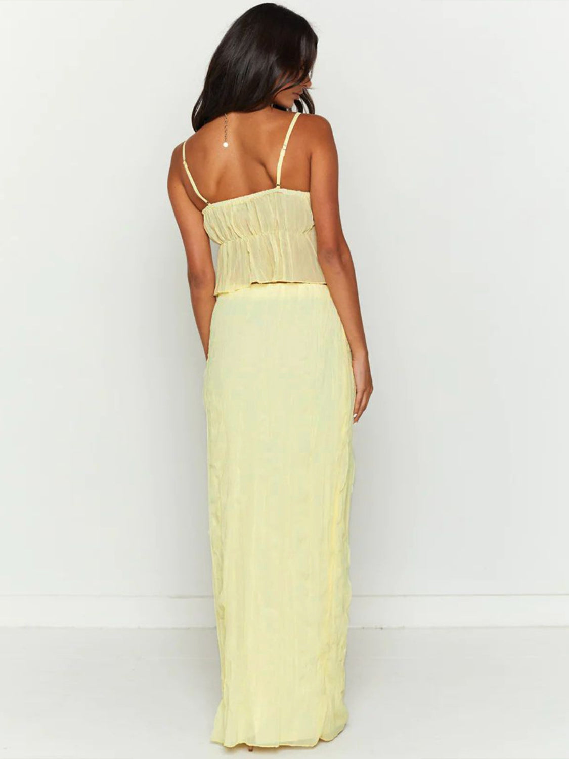 Amsterdam Top and Ruched Skirt Set
