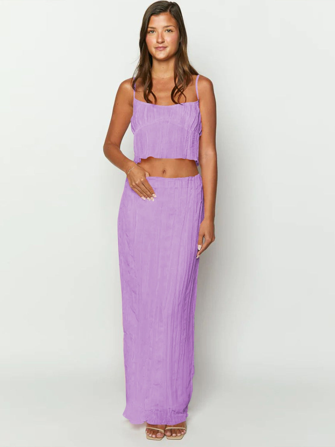 Amsterdam Top and Ruched Skirt Set