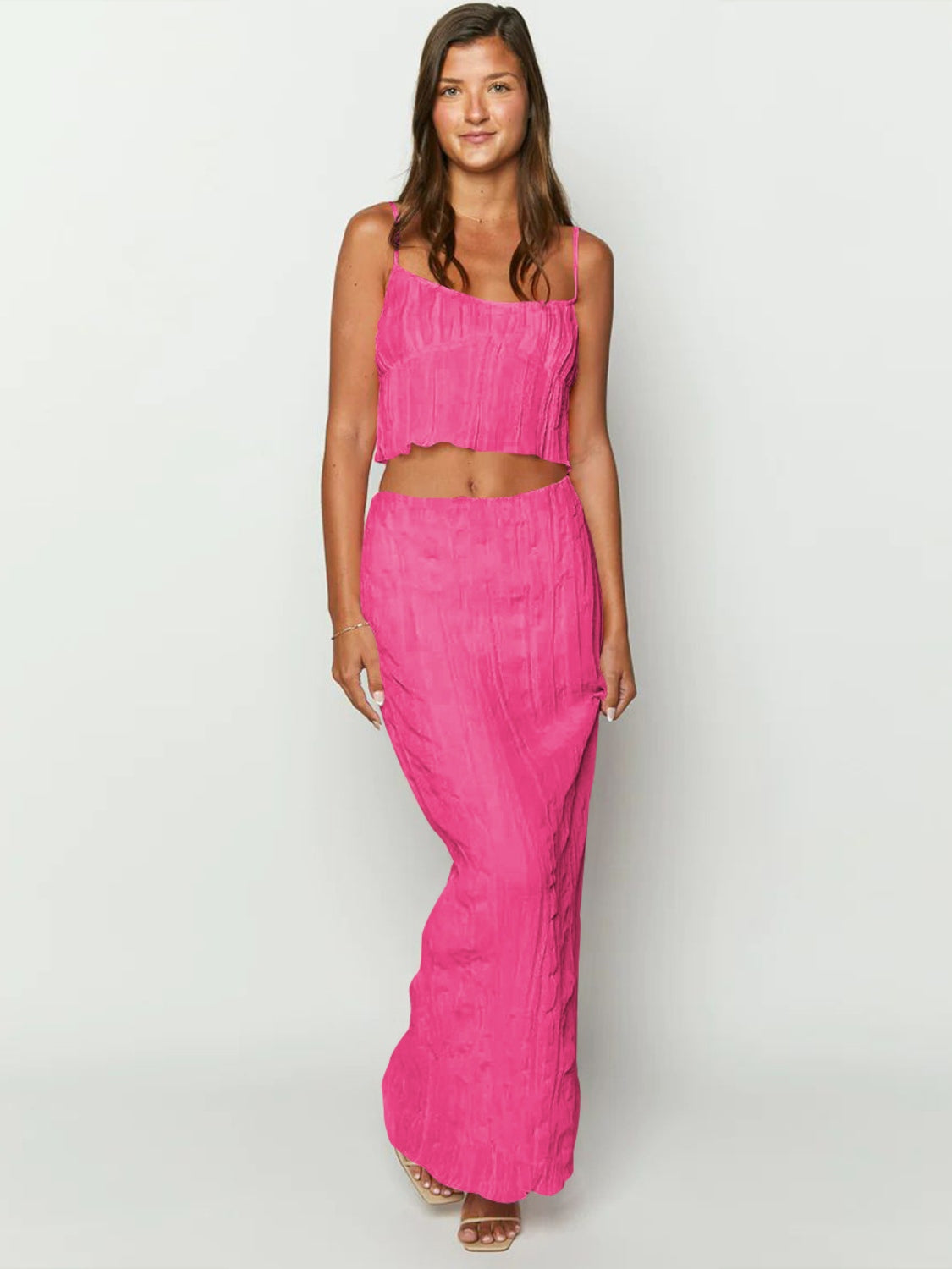Amsterdam Top and Ruched Skirt Set