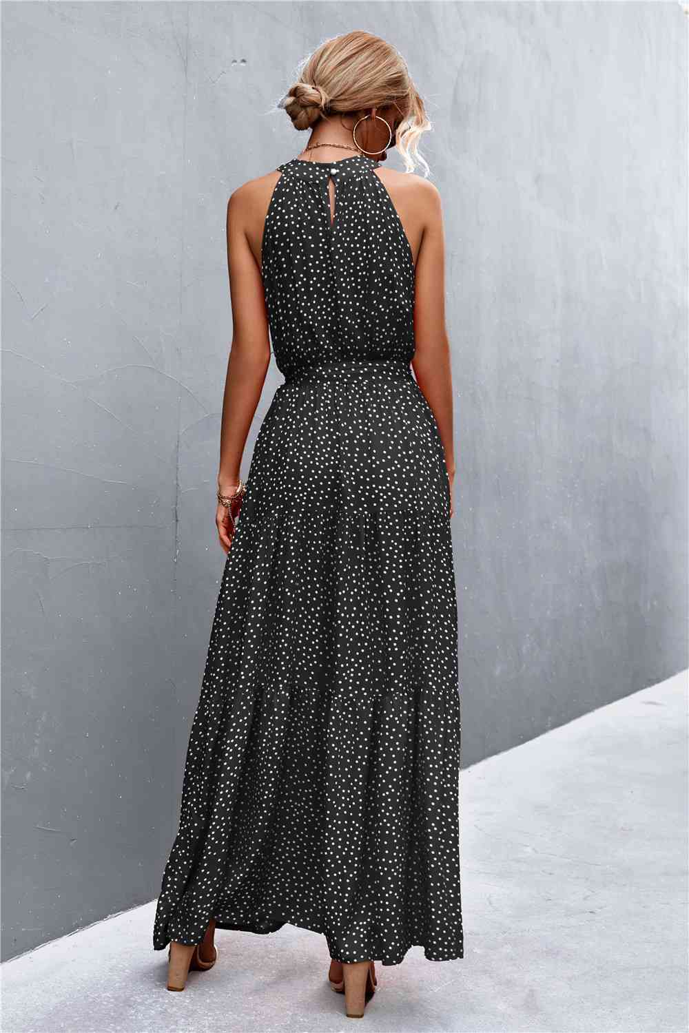 August Tie Waist Maxi Dress