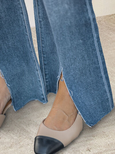 Nalley Slit Jeans with Pockets