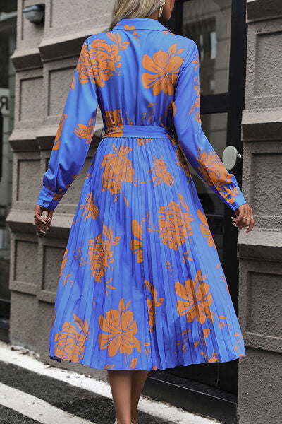 Grace Pleated Midi Dress