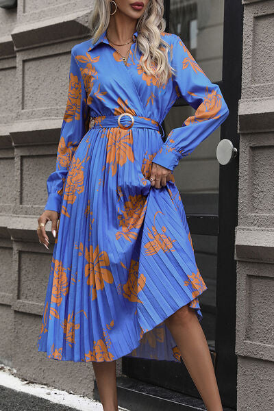 Grace Pleated Midi Dress
