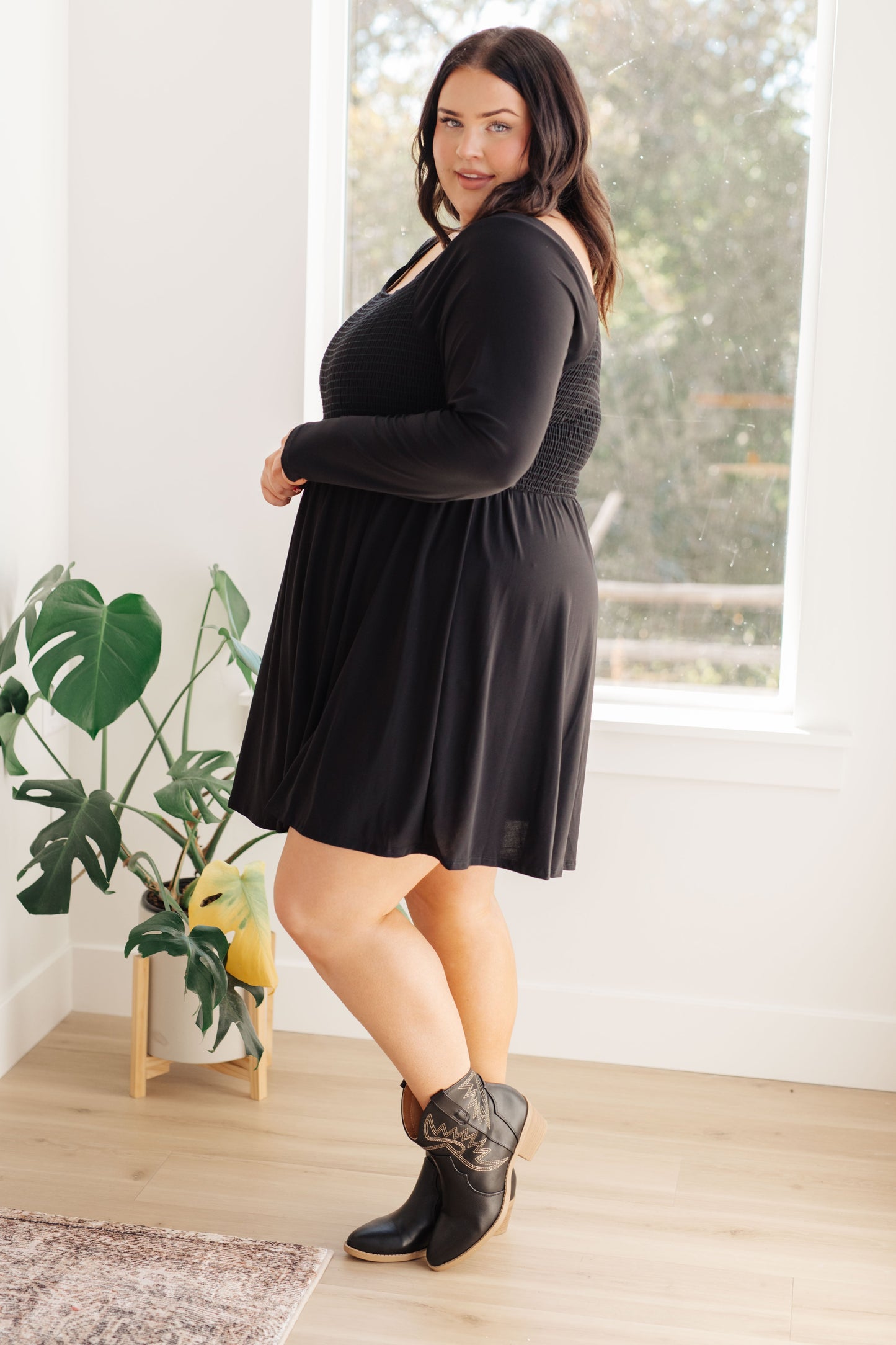 Ballerini Long Sleeve Skort Mini Dress