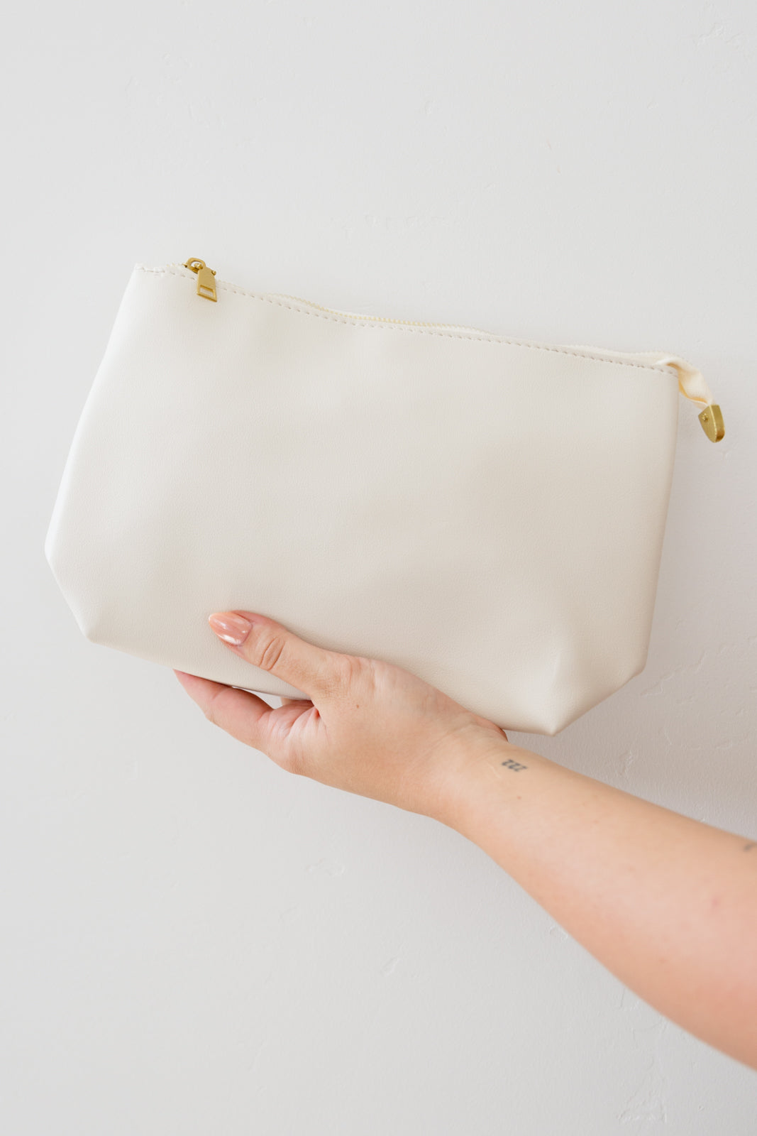 Holly bag with Zipper Pouch in Cream