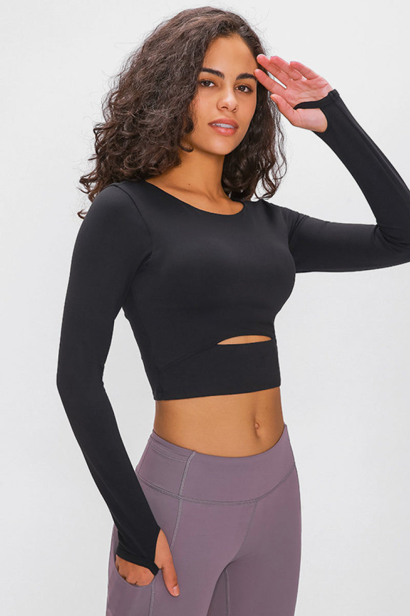 Christina Cropped Athletic Top