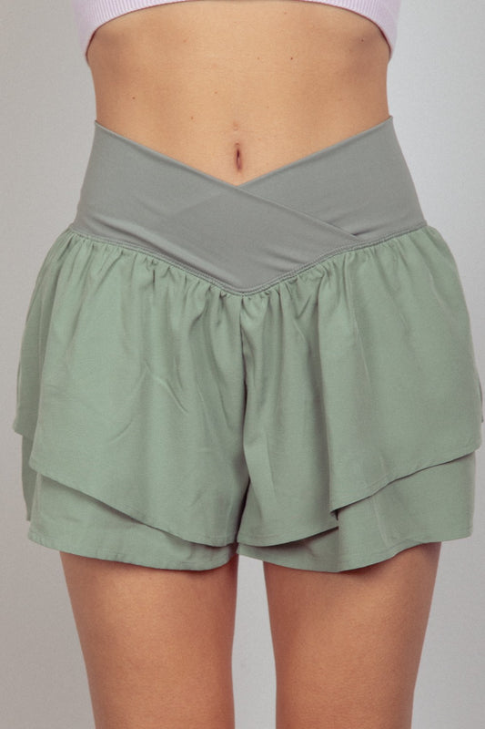 Charlotte High Waist Layered Shorts