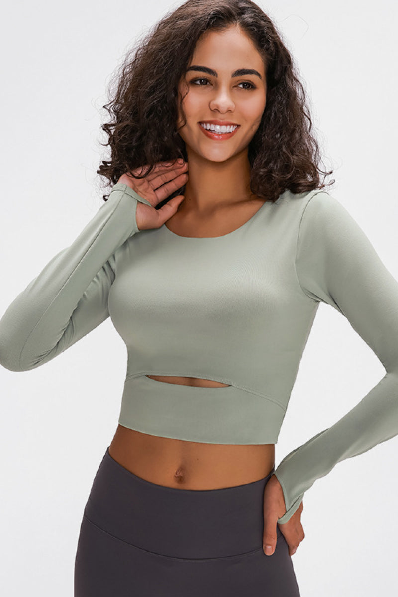 Christina Cropped Athletic Top