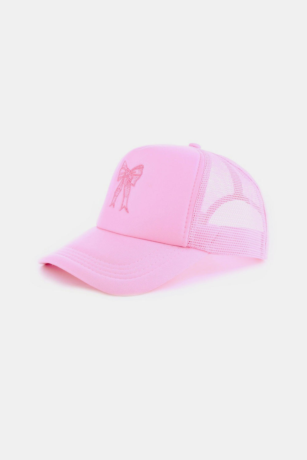 Catherine Bow Embroidered Trucker Hat