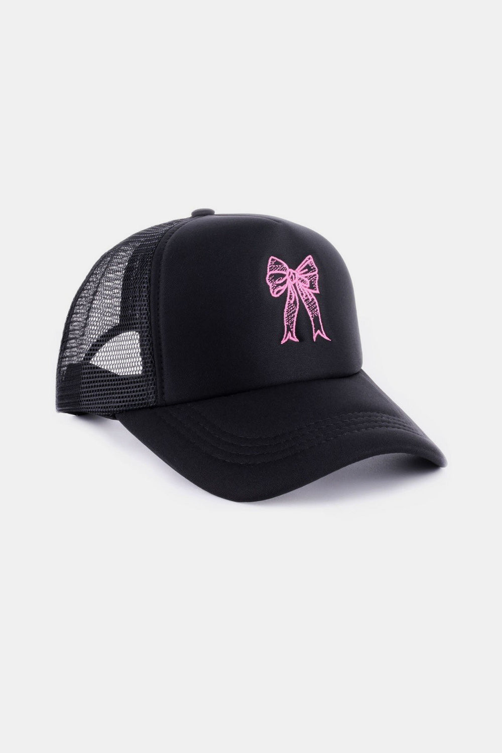 Catherine Bow Embroidered Trucker Hat