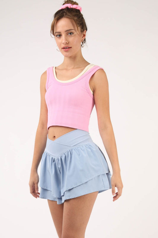 Cecilia High Waist Layered Shorts