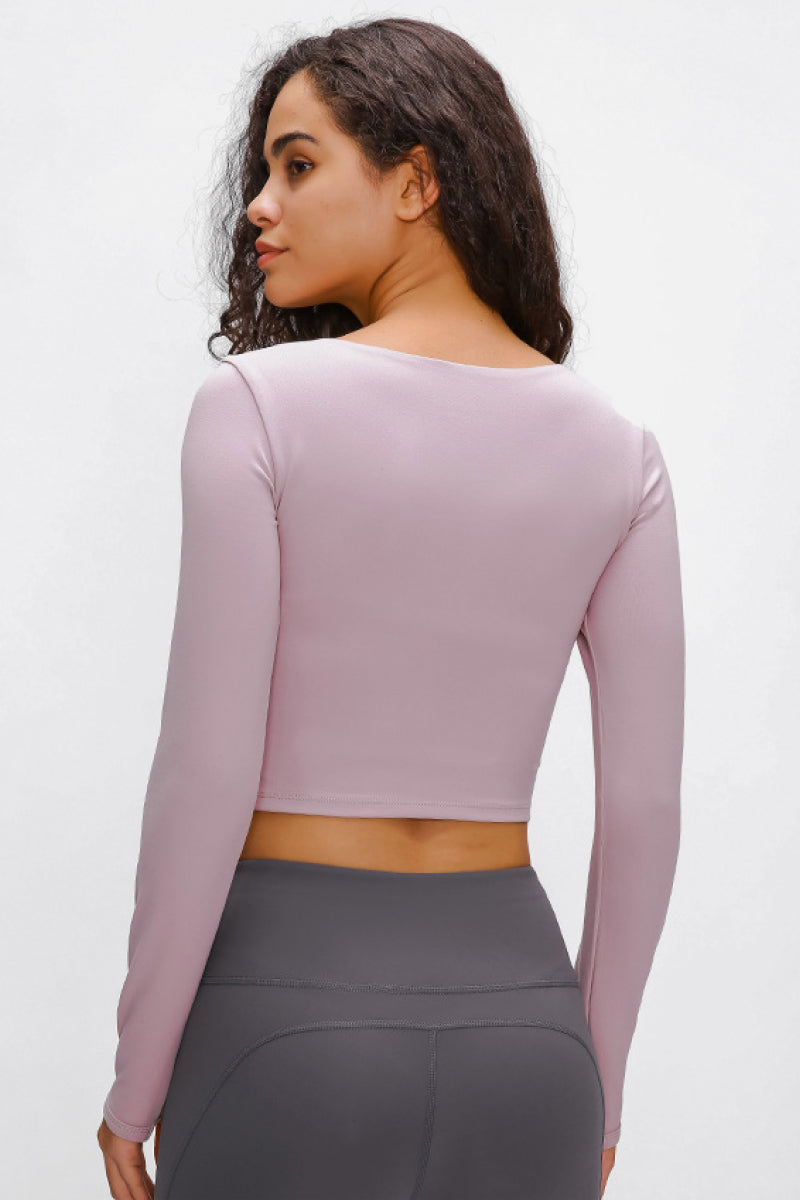 Christina Cropped Athletic Top