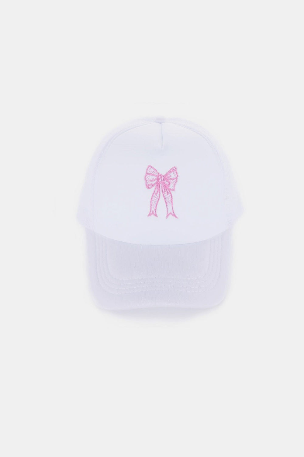 Catherine Bow Embroidered Trucker Hat