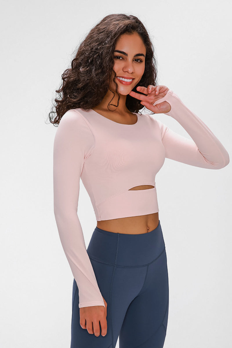 Christina Cropped Athletic Top