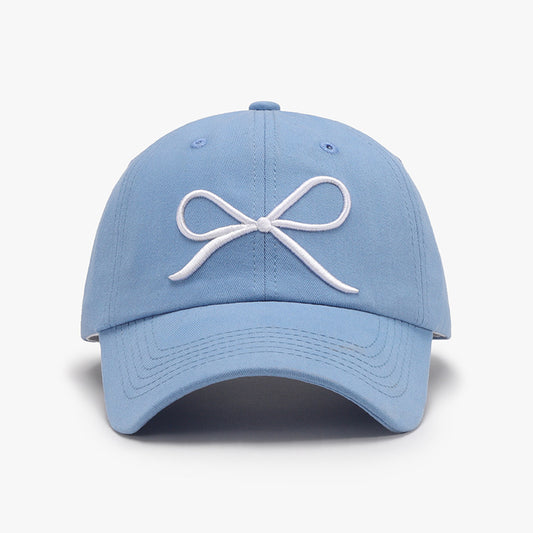 Bow Embroidered Cap