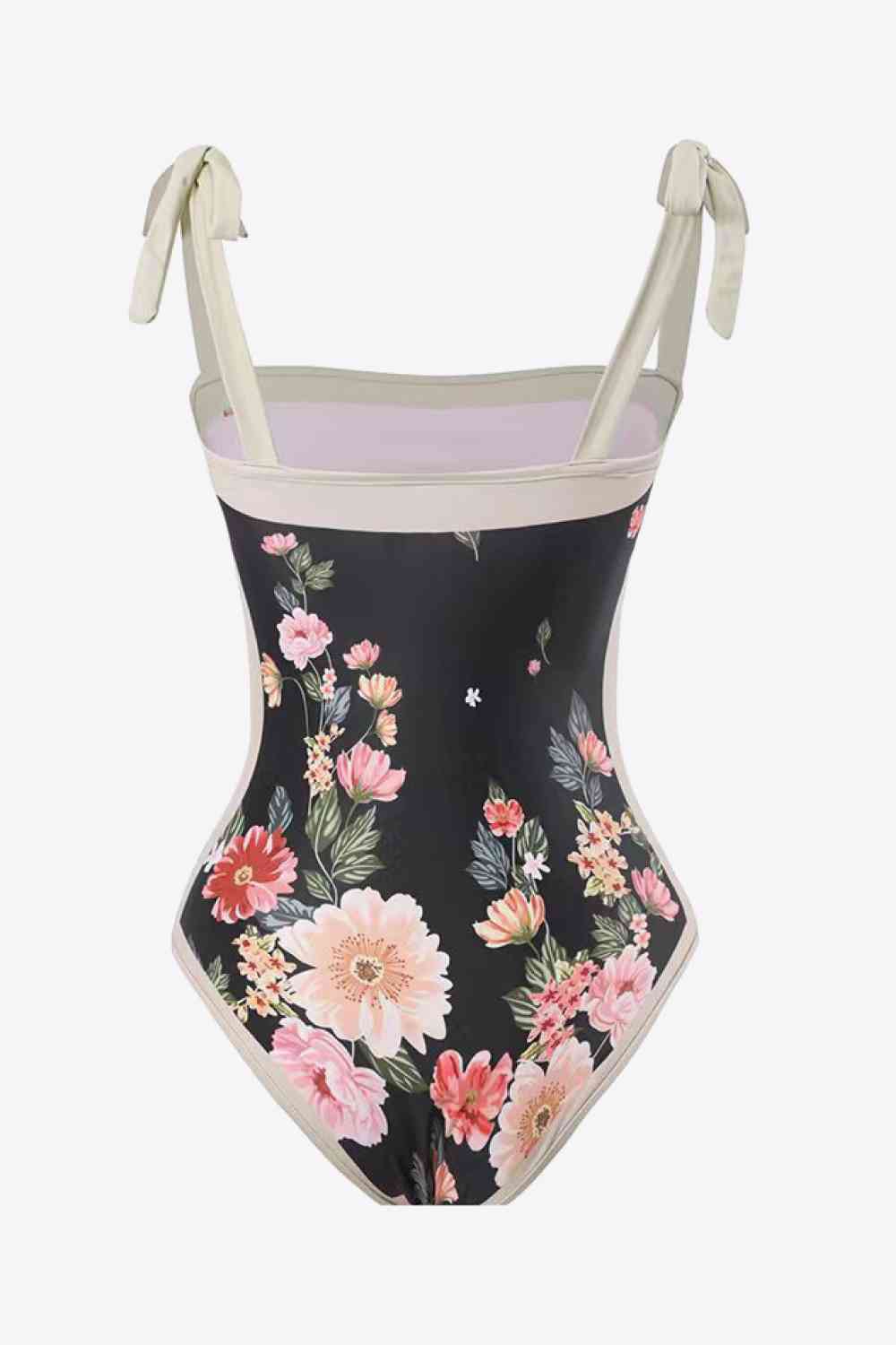 Lulu Tie-Shoulder Two-Piece Swim Set