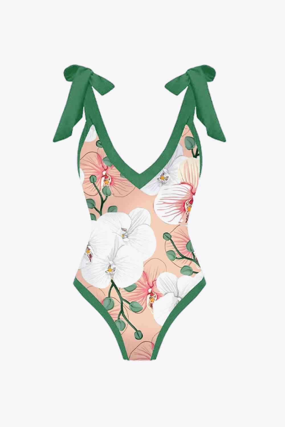 SJ V-Neck Two-Piece Swim Set