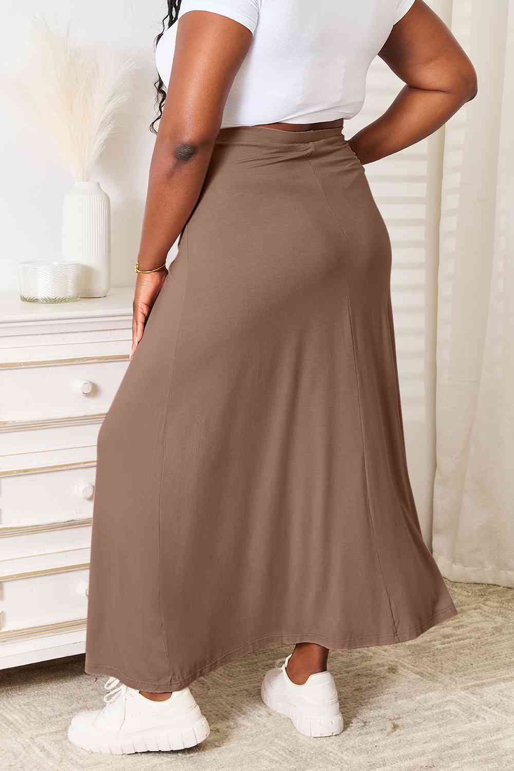 Kelly Drawstring Waist Maxi Skirt