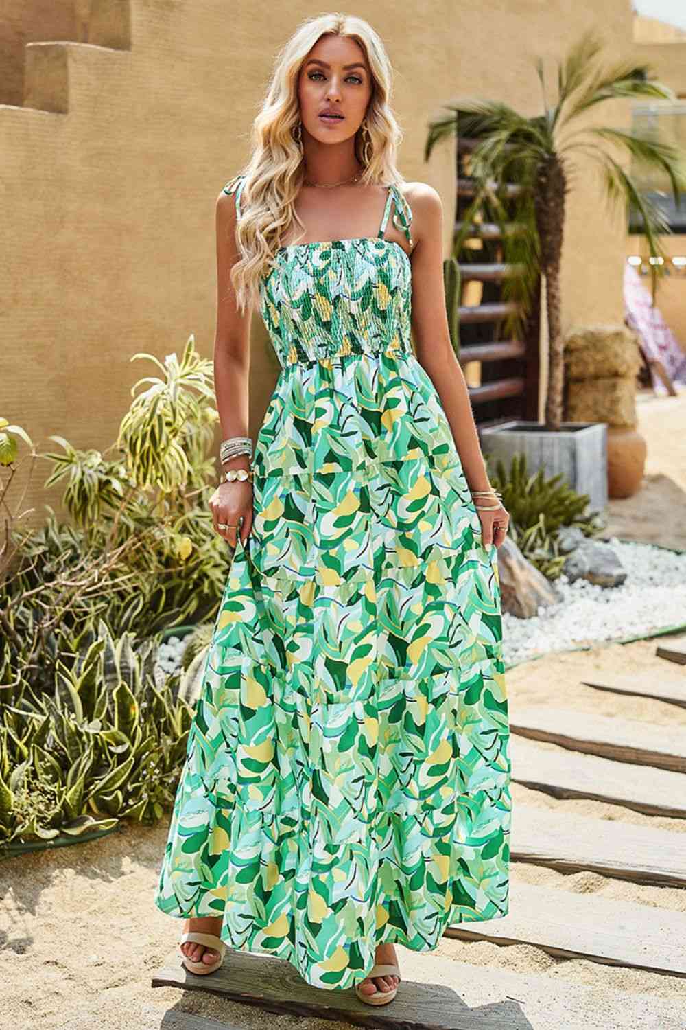 Wildflower Smocked Maxi Dress