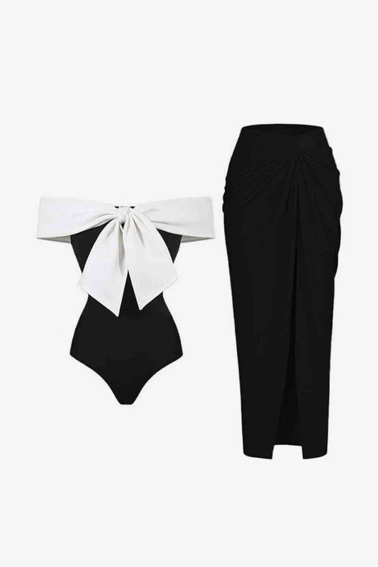 Waldorf Bow Detail Two-Piece Swim Set