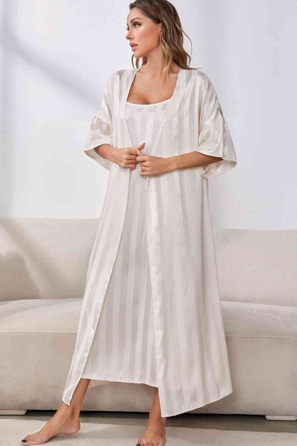 Cami Dress Set with Robe