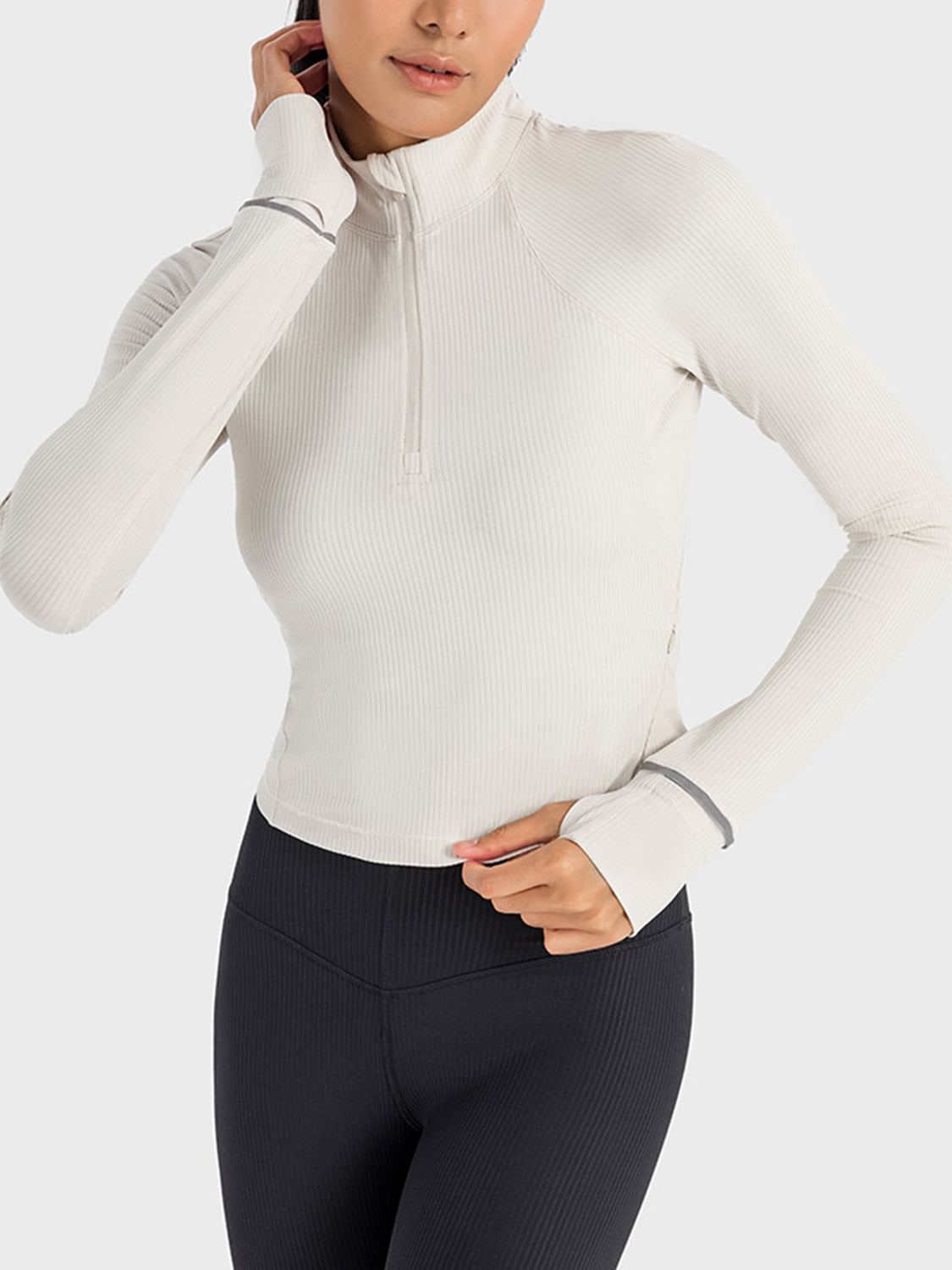 Half Zip Long Sleeve Sport Top