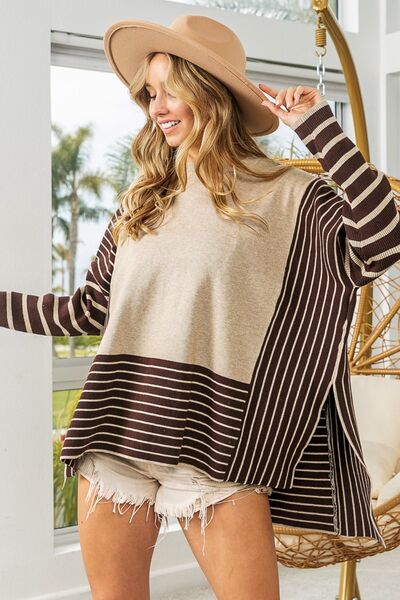 Lucy Long Sleeve Slit Top