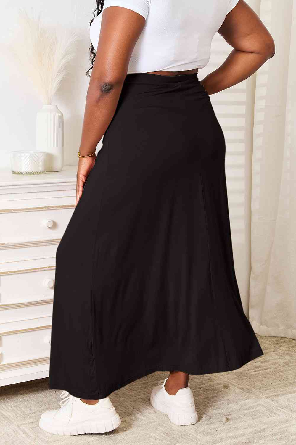 Kelly Drawstring Waist Maxi Skirt