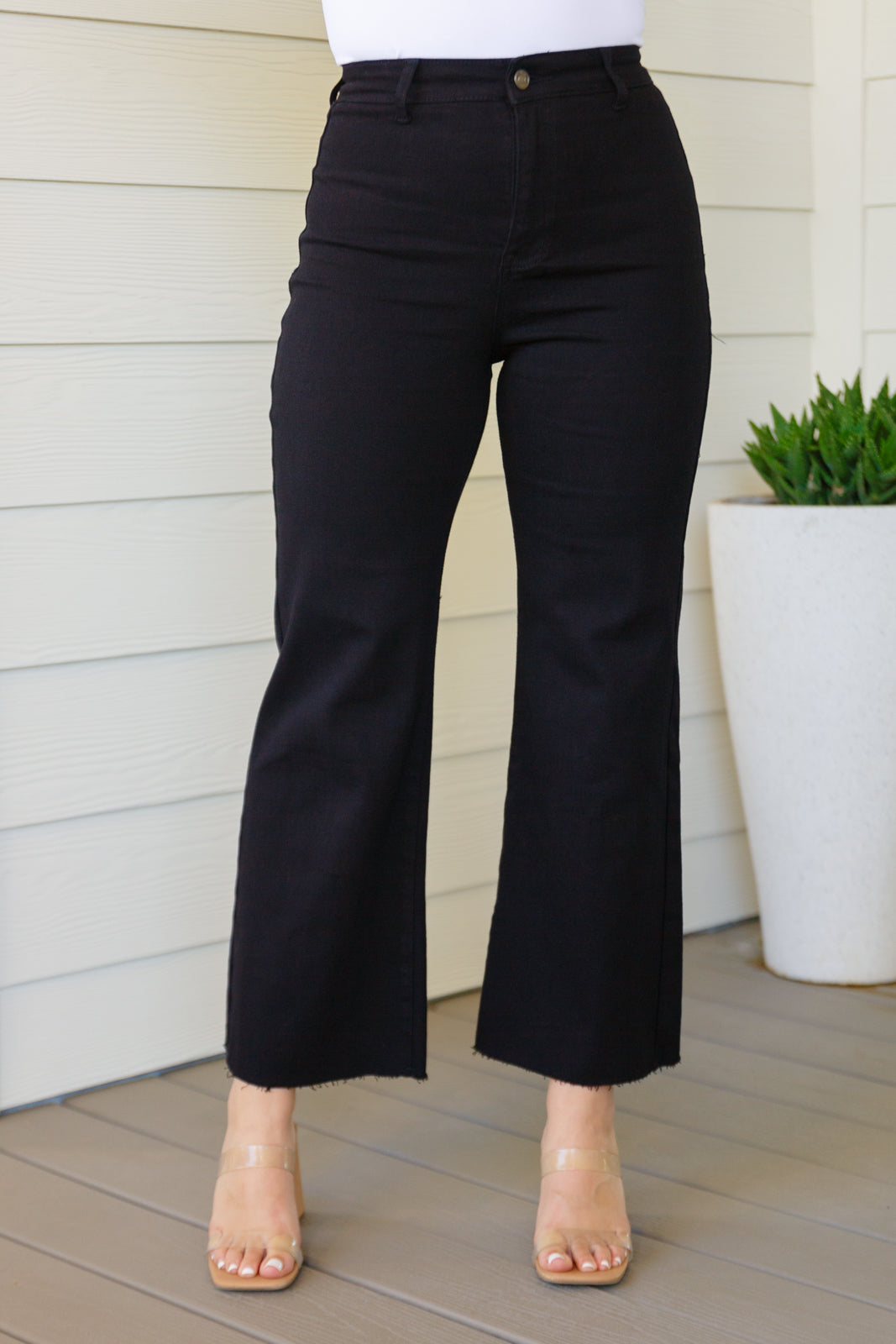 Augusta High Rise Black Jeans