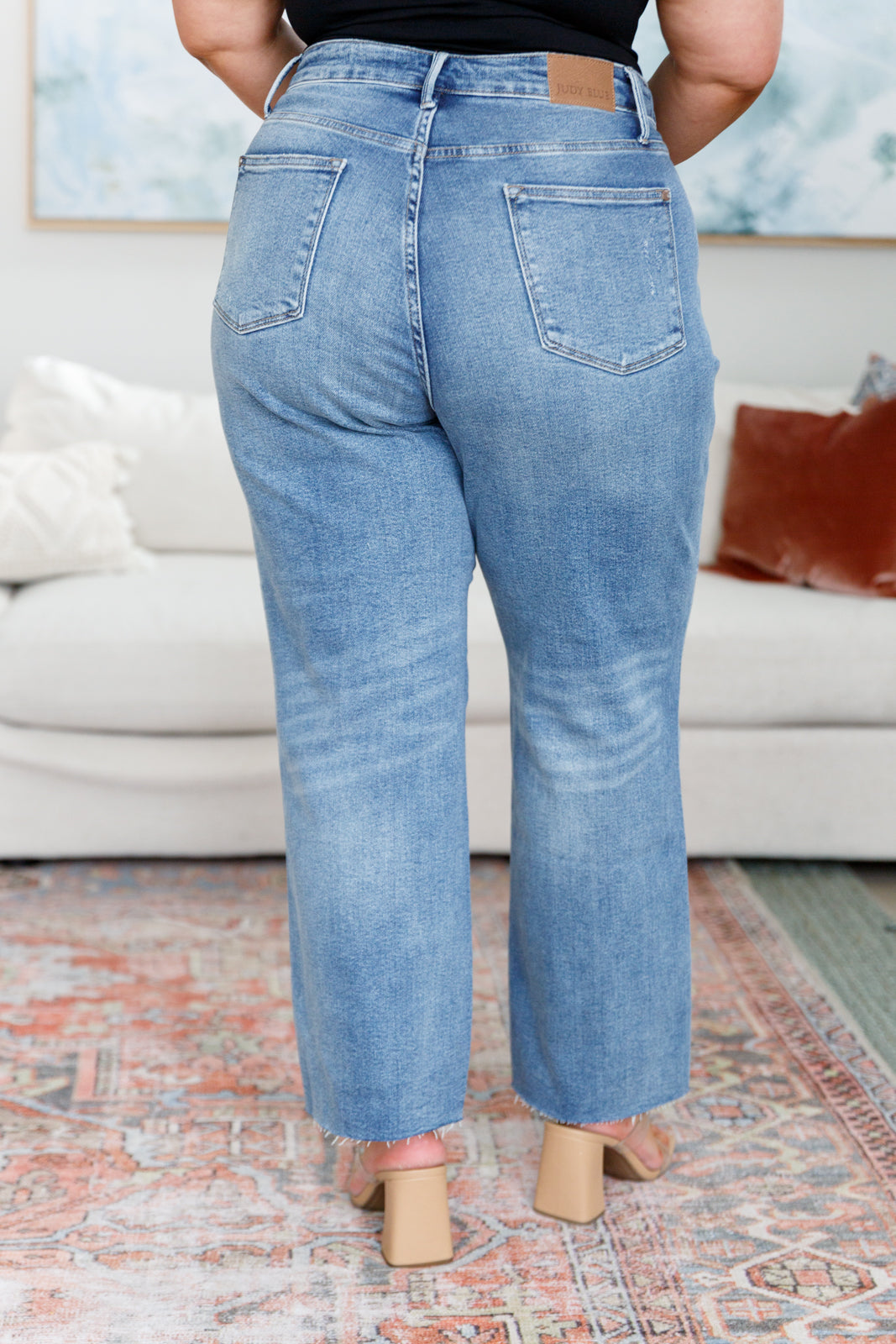 Nora High Rise Straight Jeans