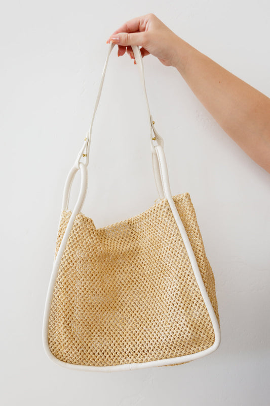 Holly bag with Zipper Pouch in Cream