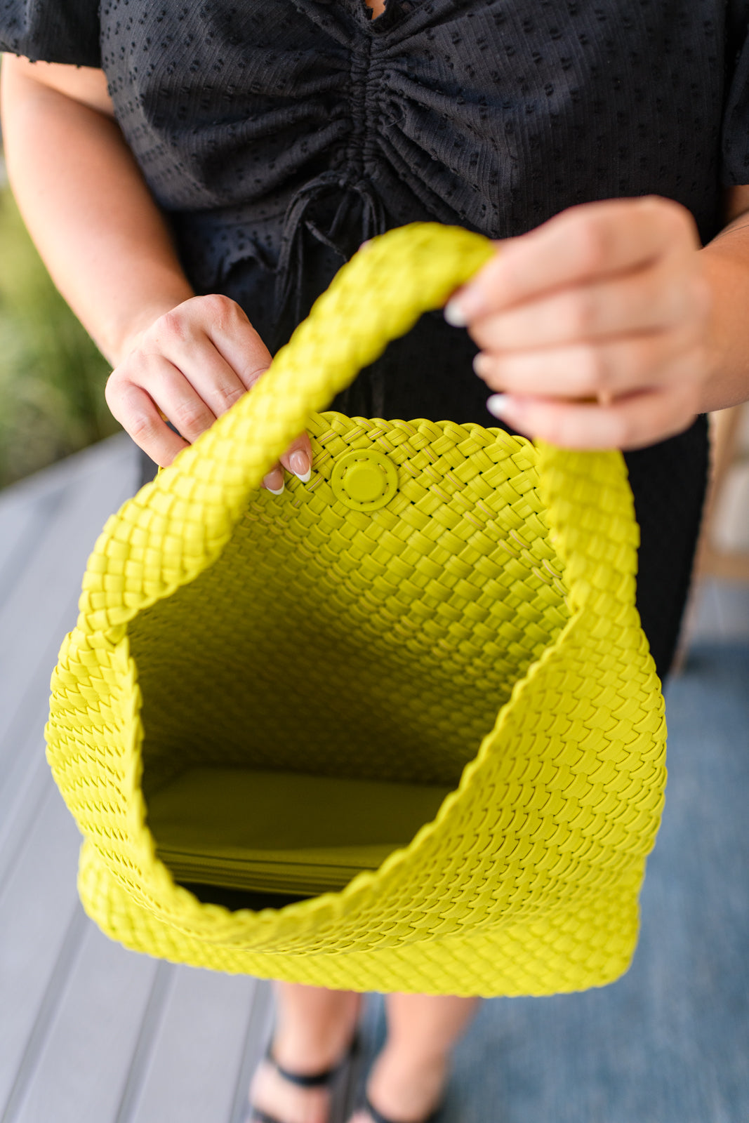 Wallen Tote in Citron