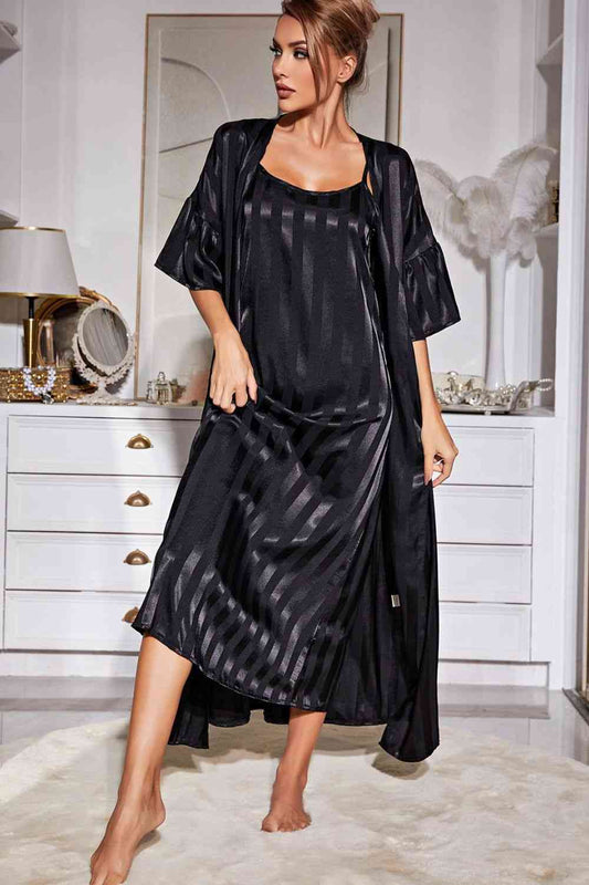 Cami Dress Set with Robe