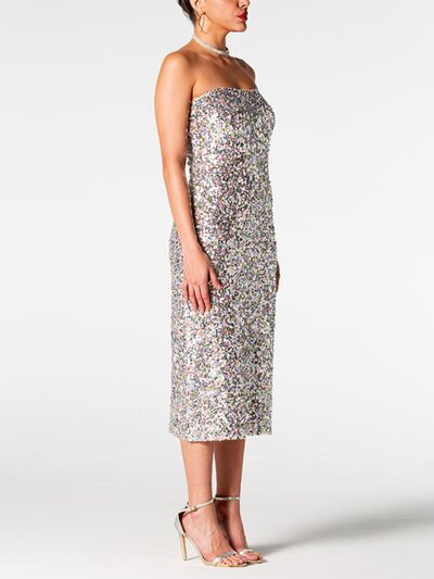 Kendskay Sequin Midi Dress