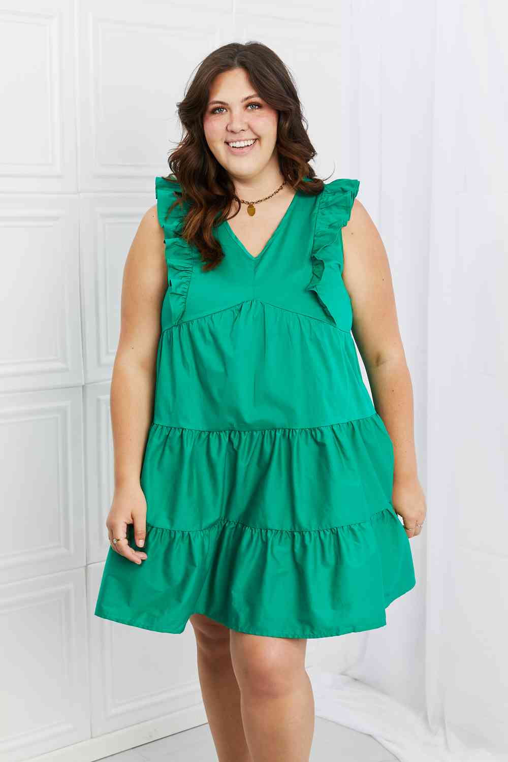 Maren Ruffle Dress