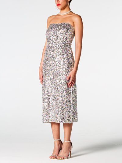 Kendskay Sequin Midi Dress