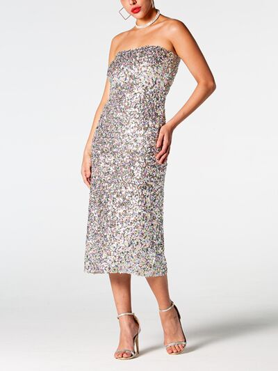 Kendskay Sequin Midi Dress