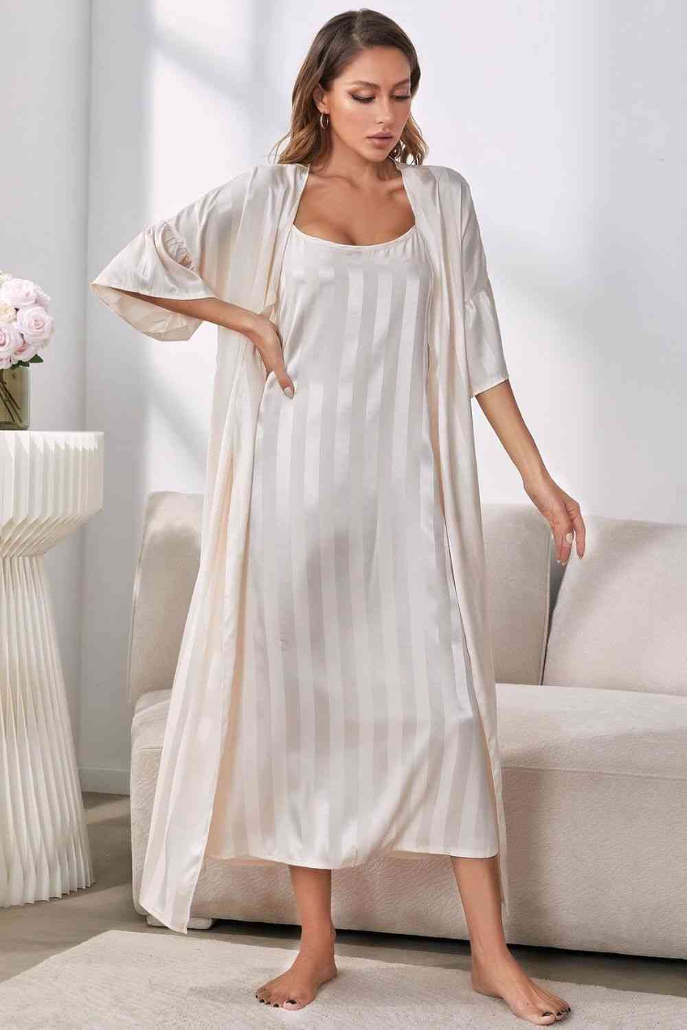 Cami Dress Set with Robe